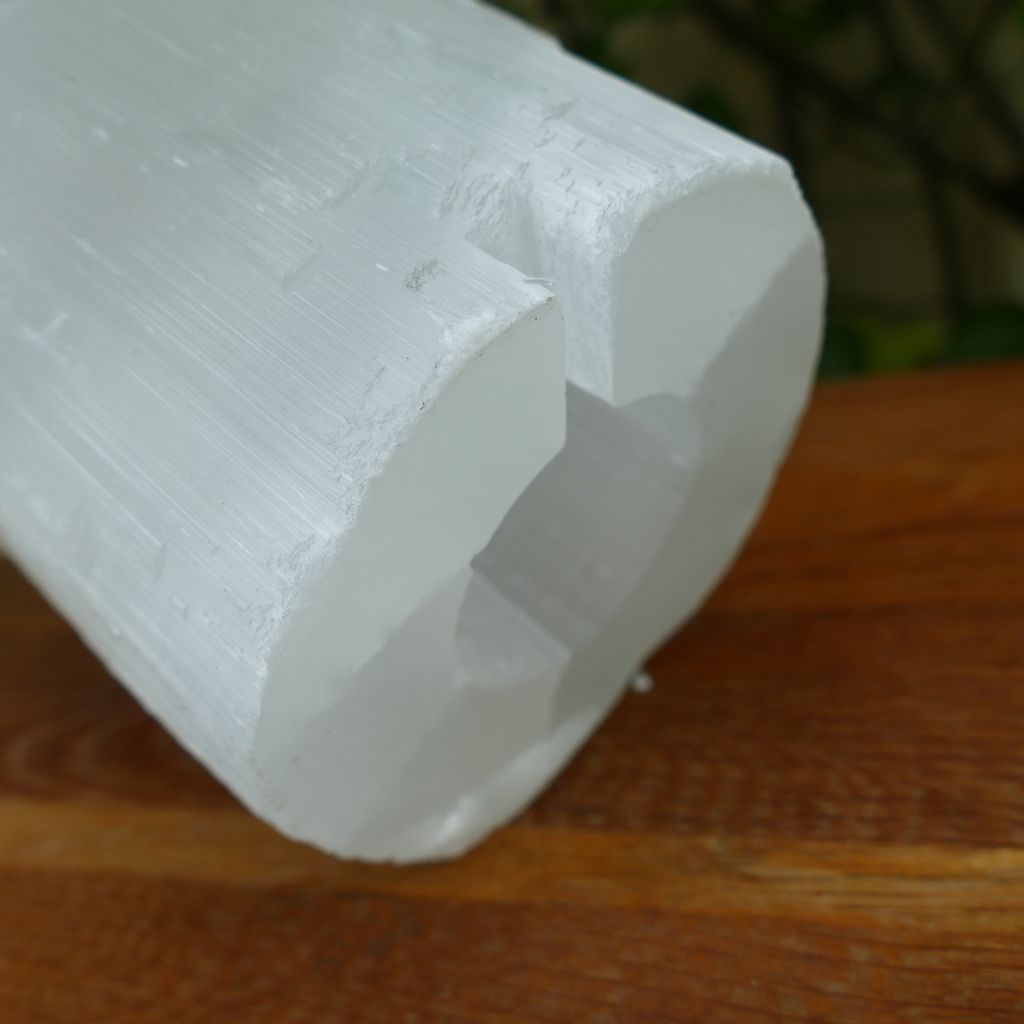 large selenite lamp