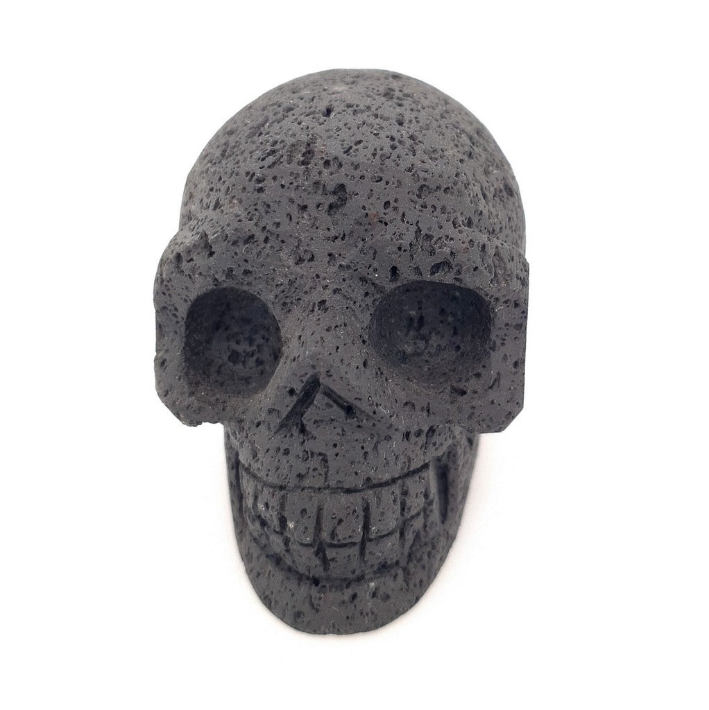 lava stone skull