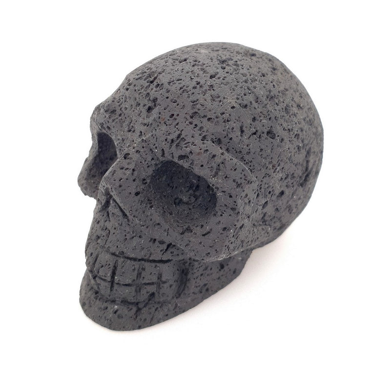 lava stone skull