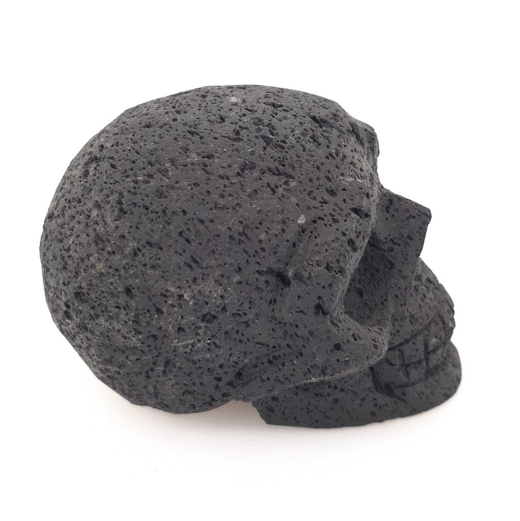 lava stone skull