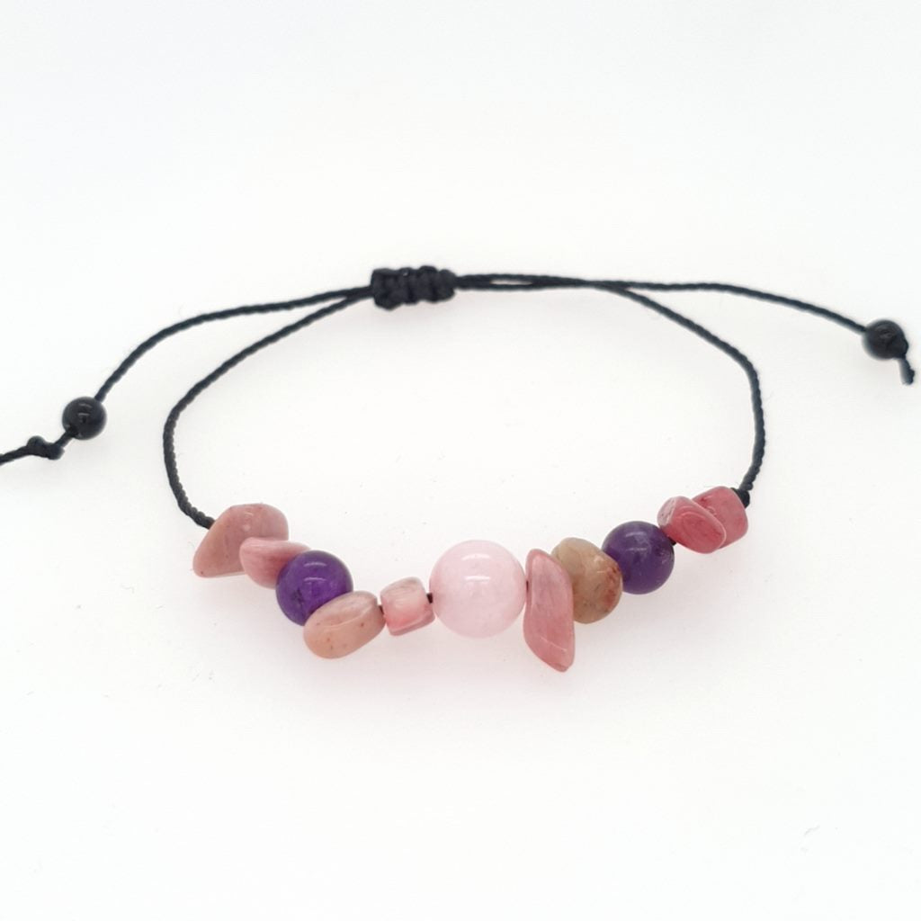 love yourself crystal bracelet