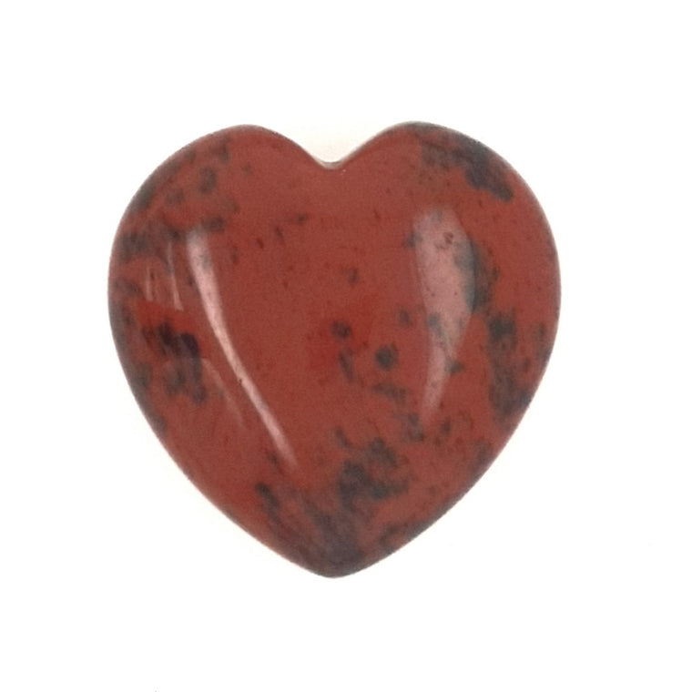 mahogany obsidian heart