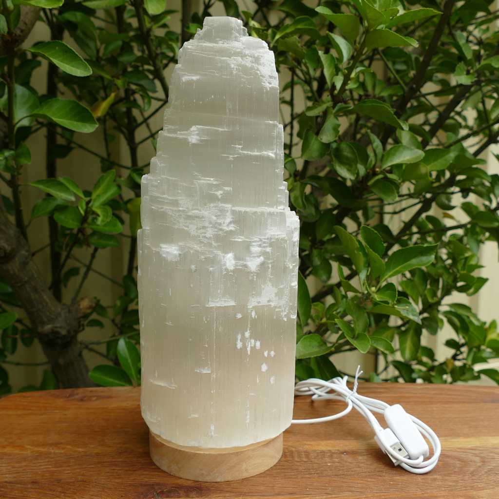medium selenite lamp led base