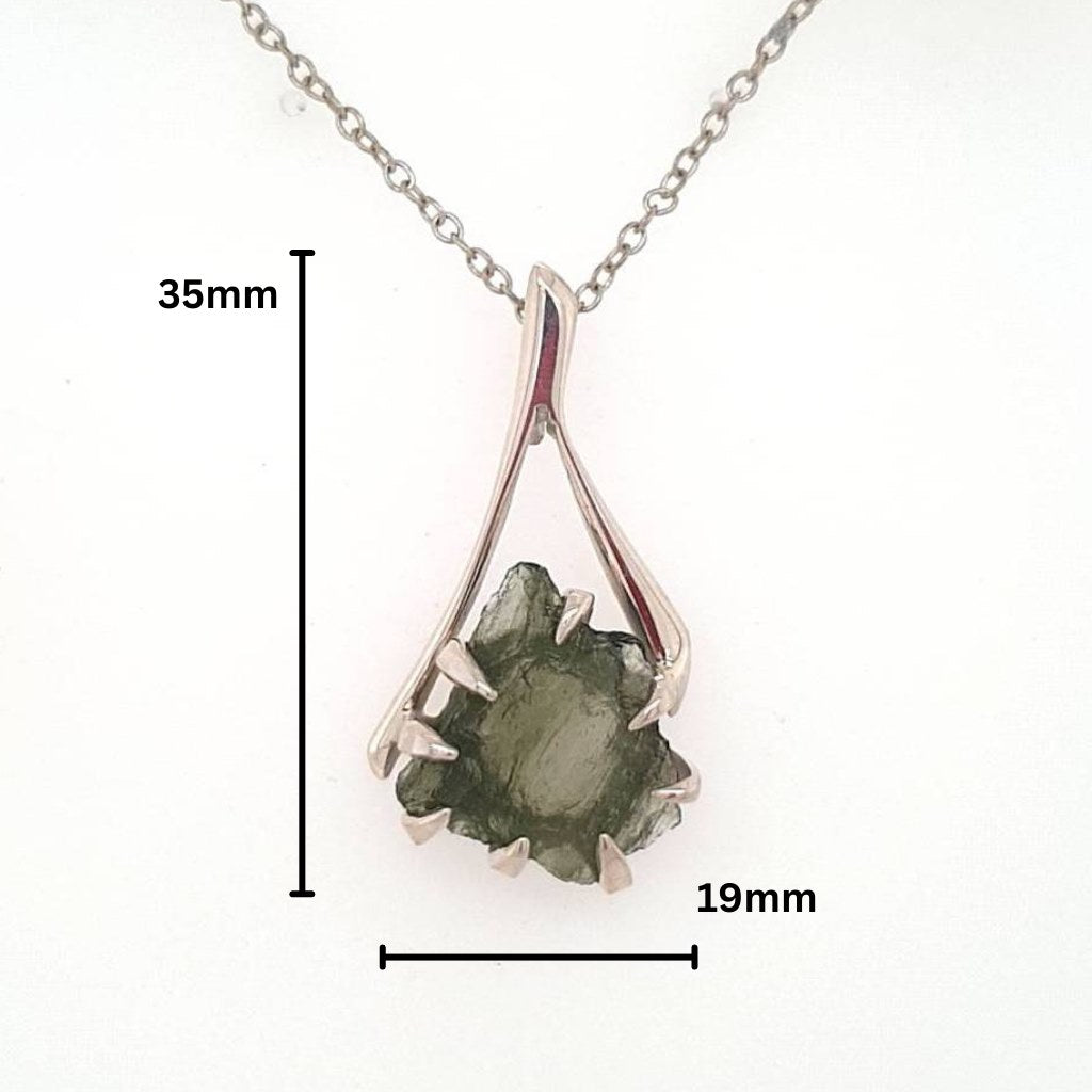 moldavite pendant