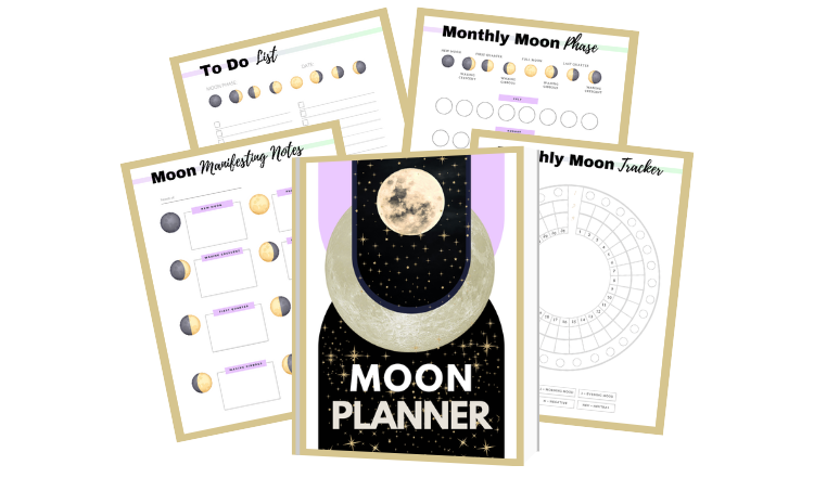 moon planner digital download