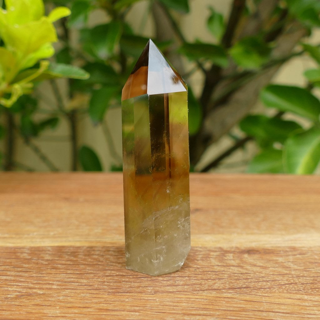 natural citrine polished point