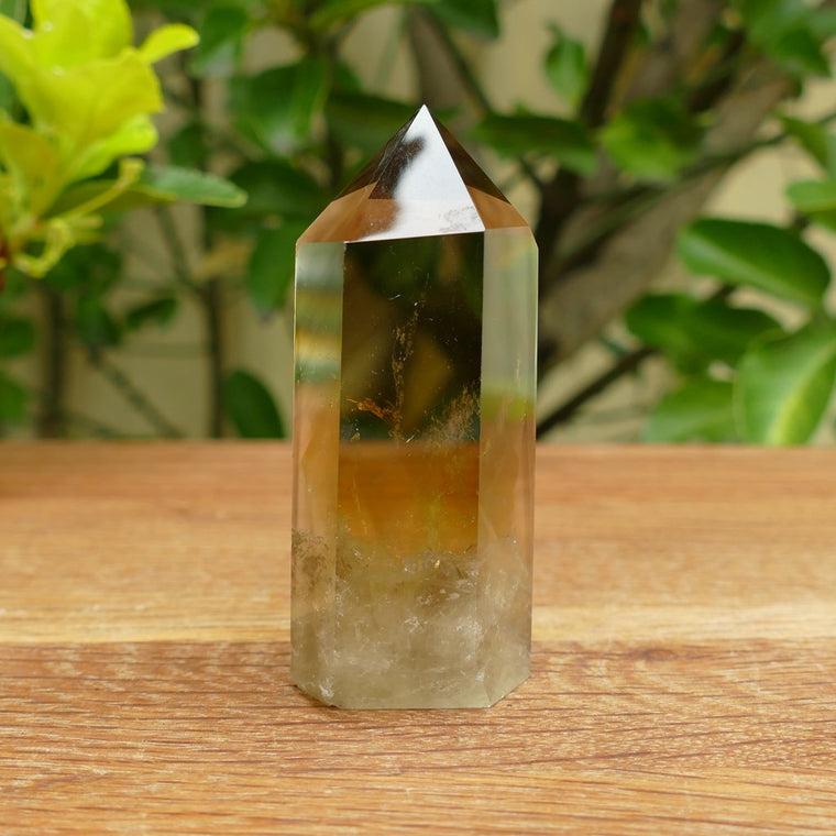 natural citrine polished point