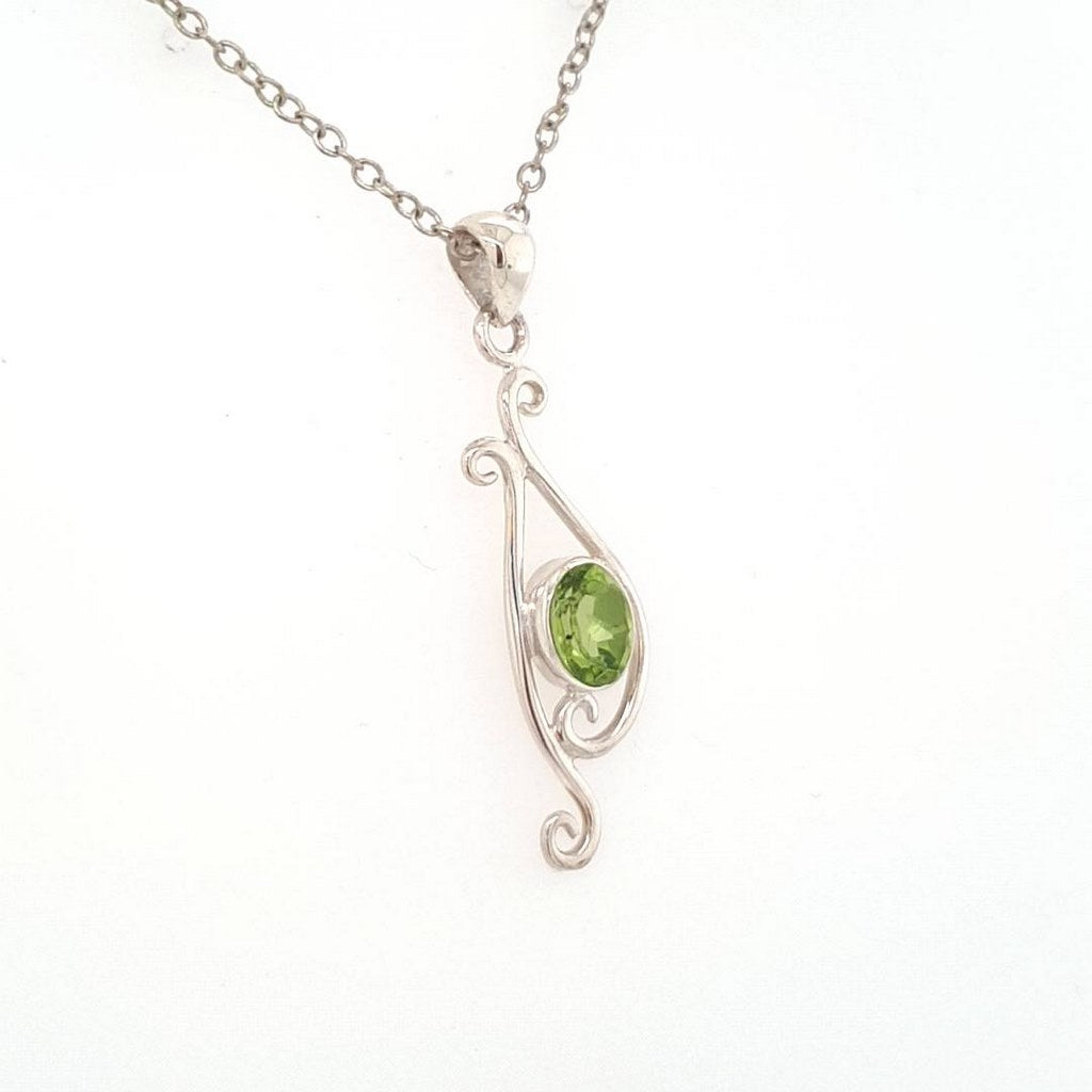 peridot pendant