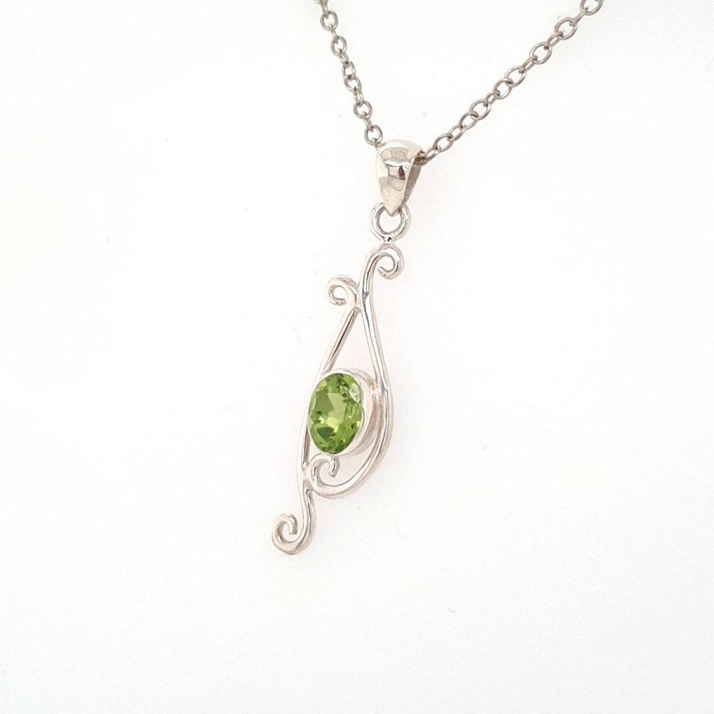 peridot pendant