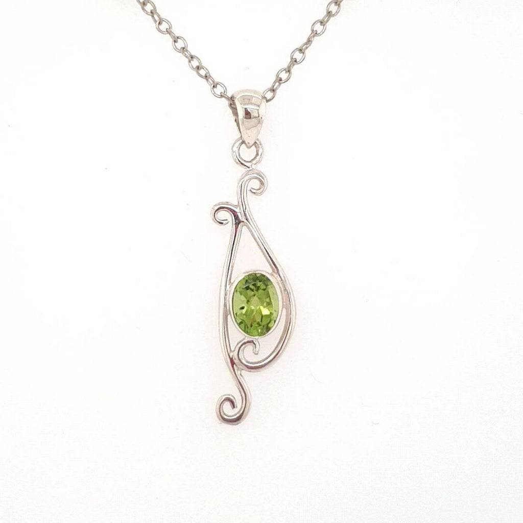 peridot pendant