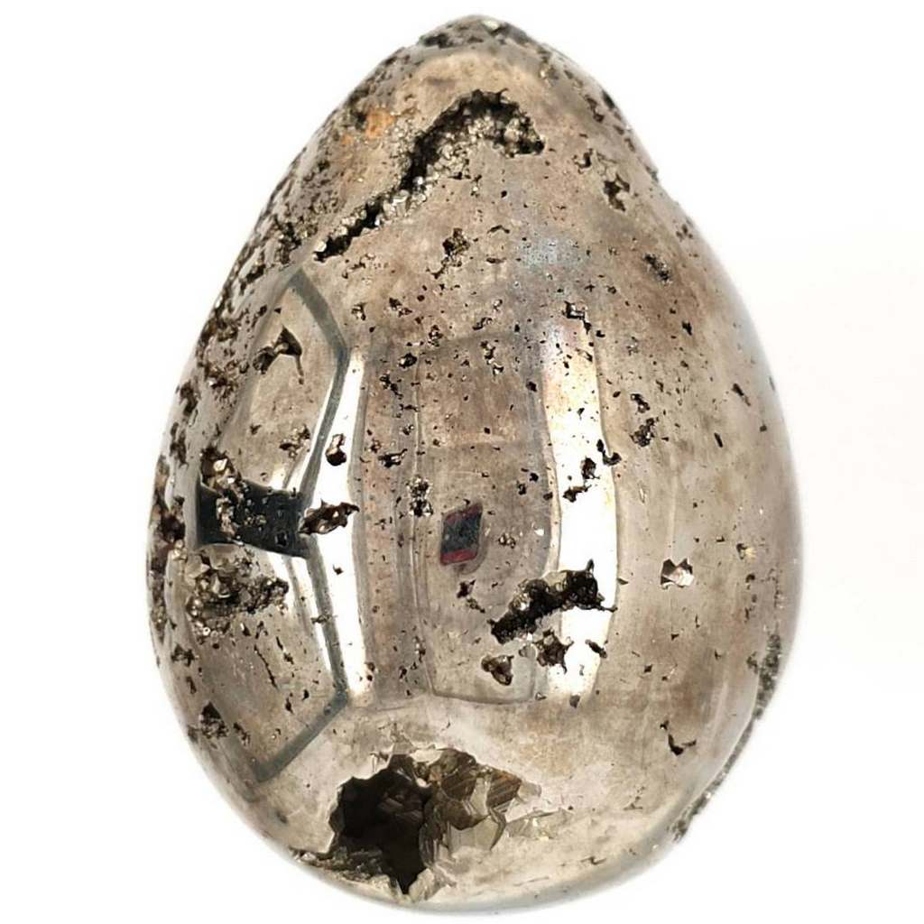 Pyrite Crystal Egg Fools Gold 578grams - High Energy Natural Iron Piedra Pirita