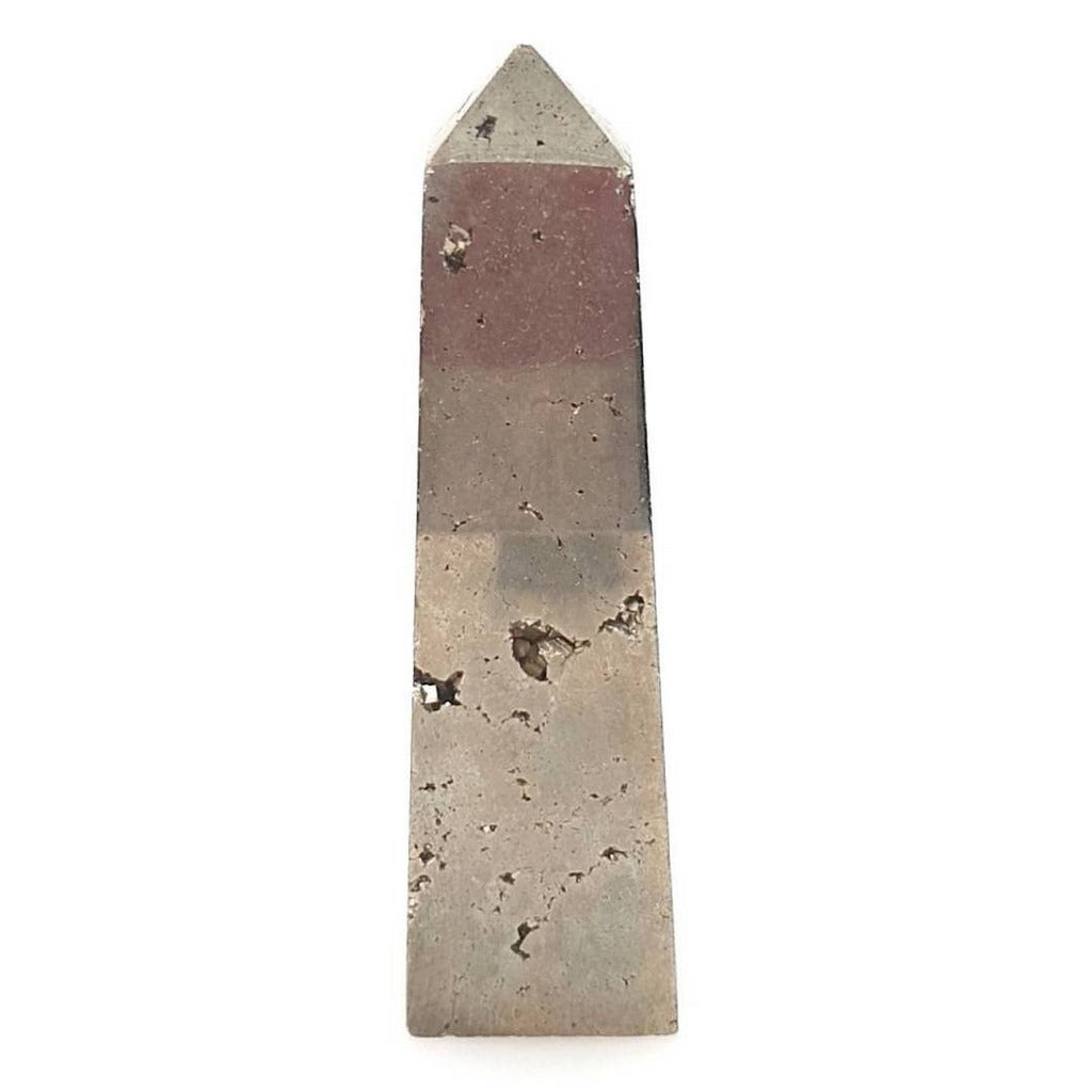 pyrite crystal obelisk