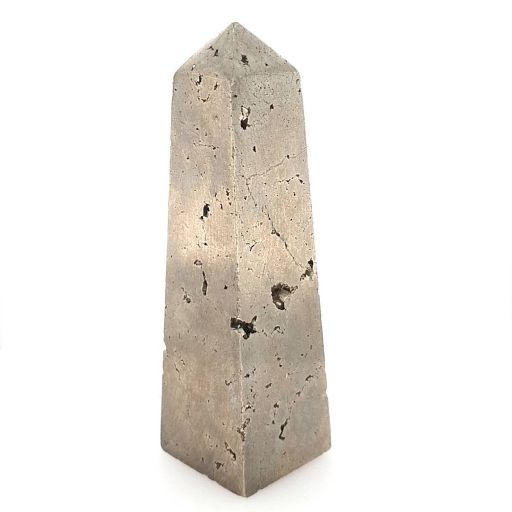 pyrite crystal obelisk