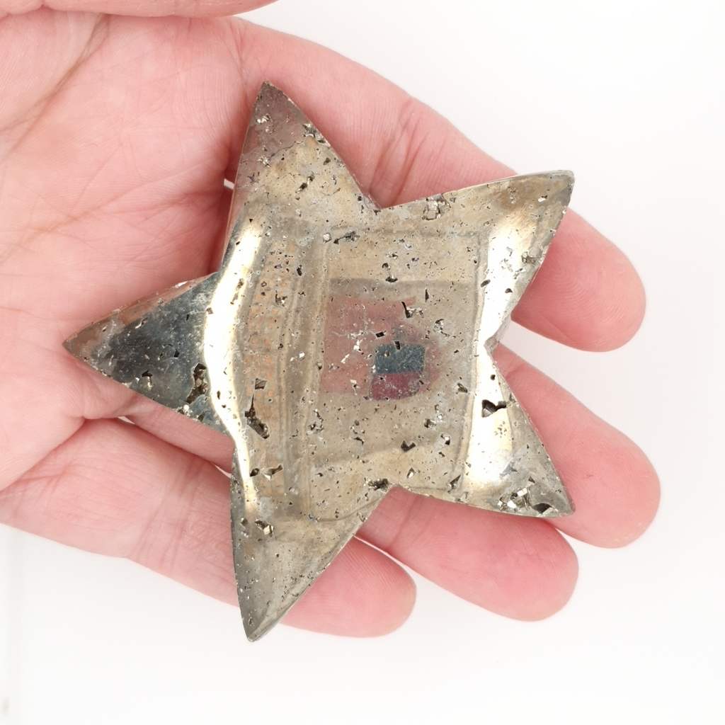 pyrite crystal cluster star