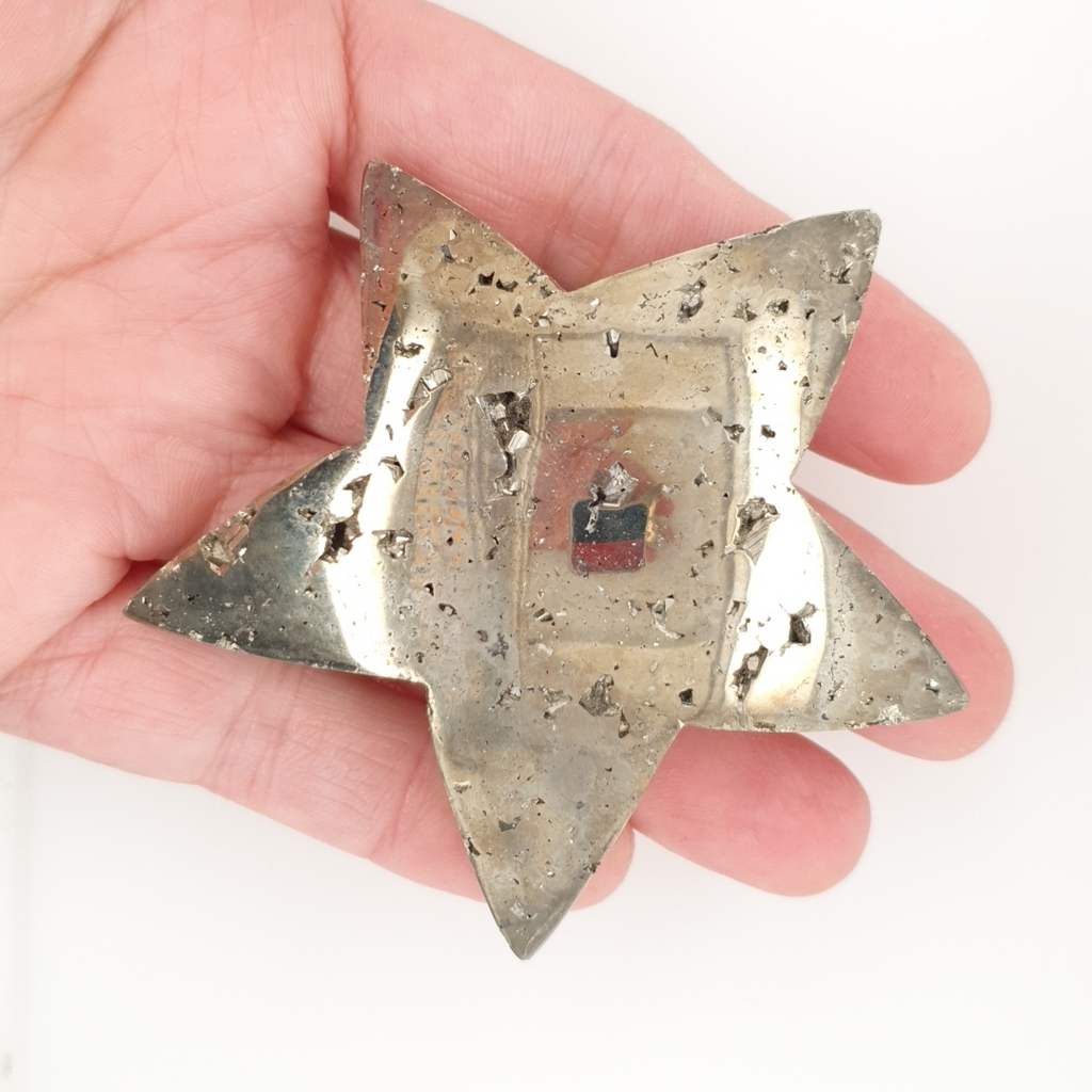 pyrite crystal cluster star