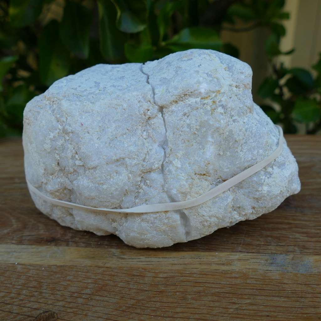 Quartz with Calcite Geode Pair - Friendship Stones