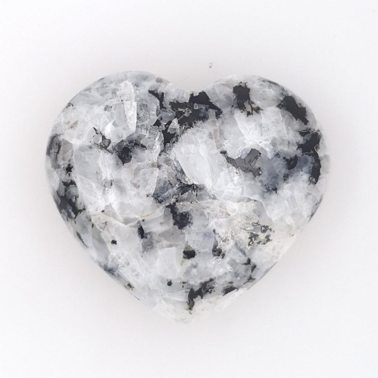 rainbow moonstone heart