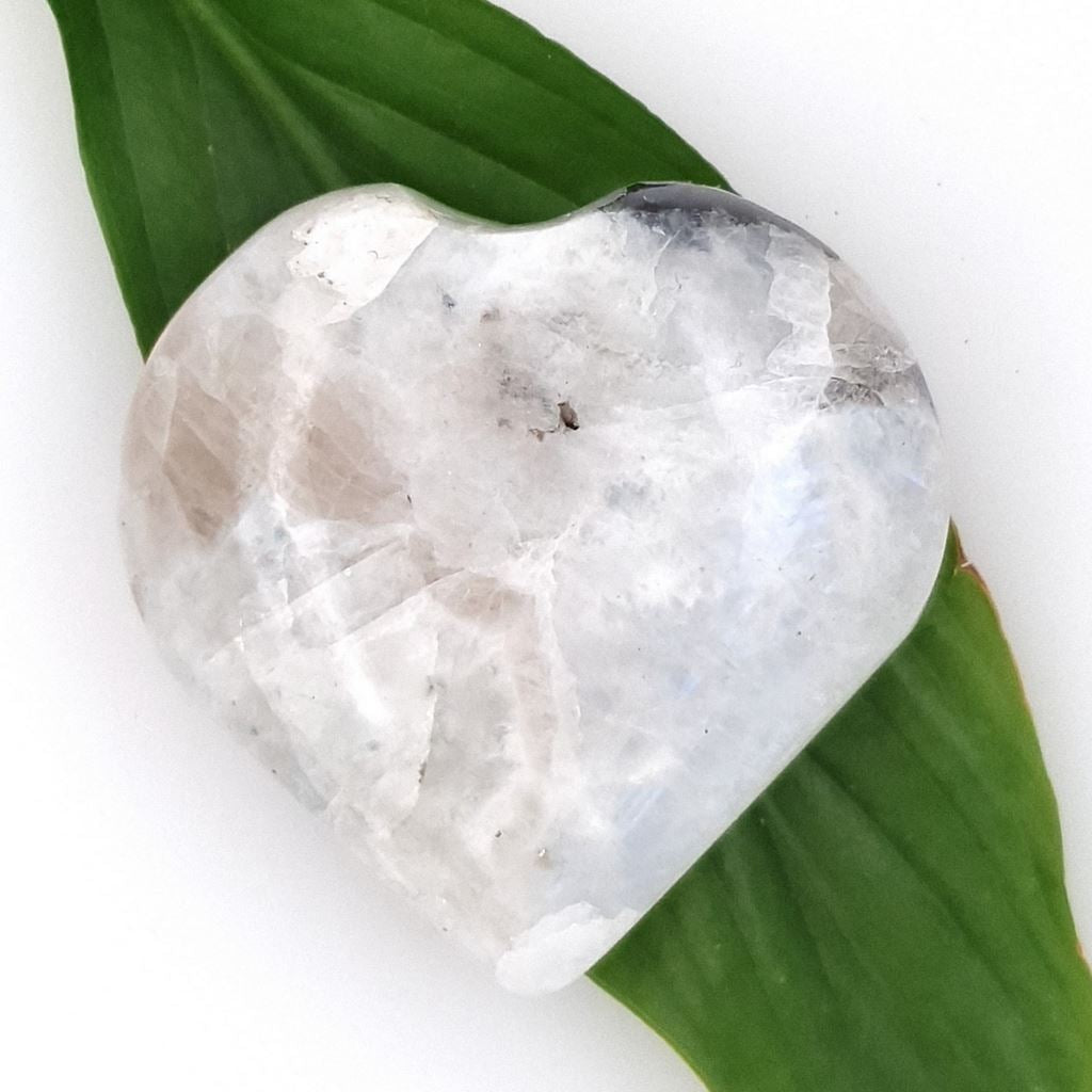 rainbow moonstone crystal heart