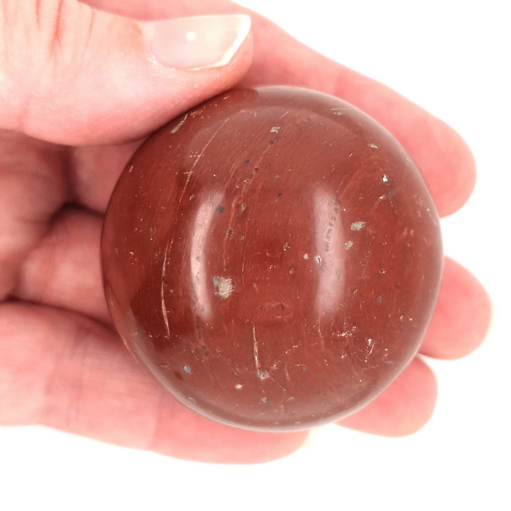 red jasper sphere