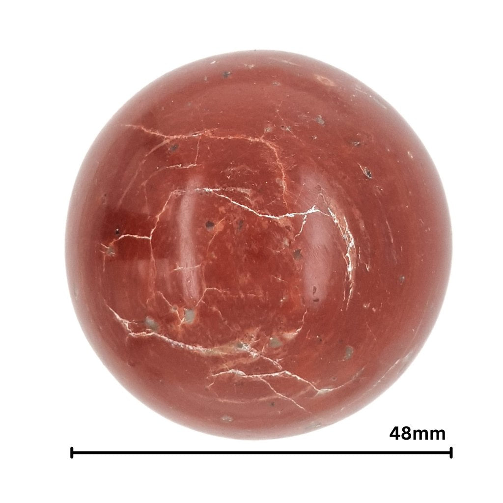 red jasper sphere