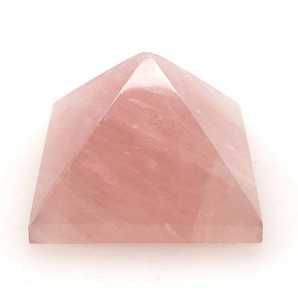rose quartz crystal pyramid