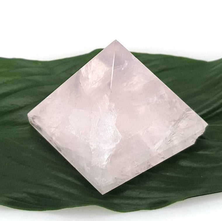 rose quartz pyramid