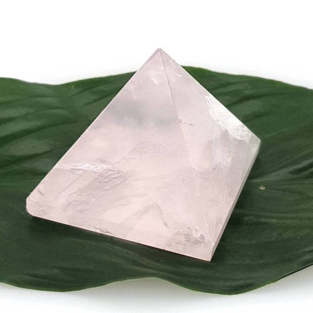 rose quartz pyramid