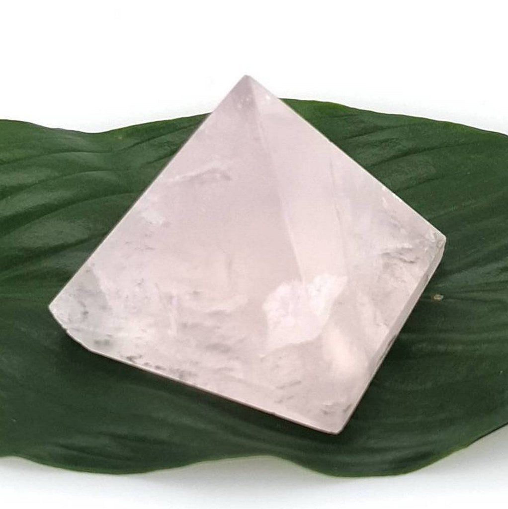 rose quartz pyramid