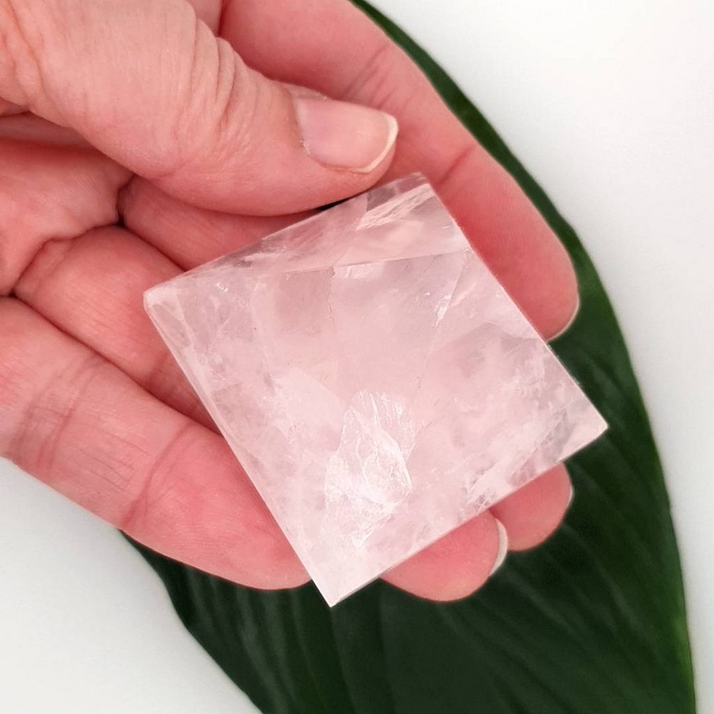 rose quartz pyramid