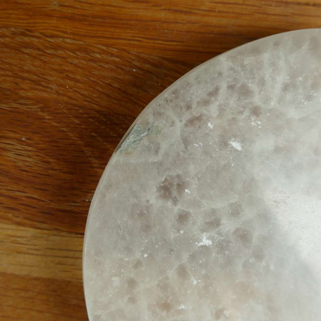 Selenite Round Cleansing Plate **Seconds Stock**