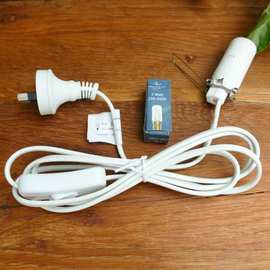 power cord and globe