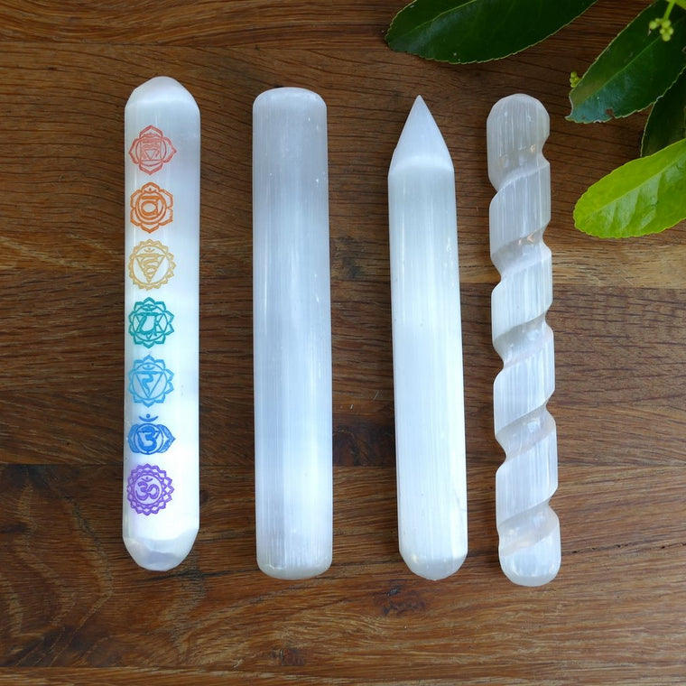 selenite wands