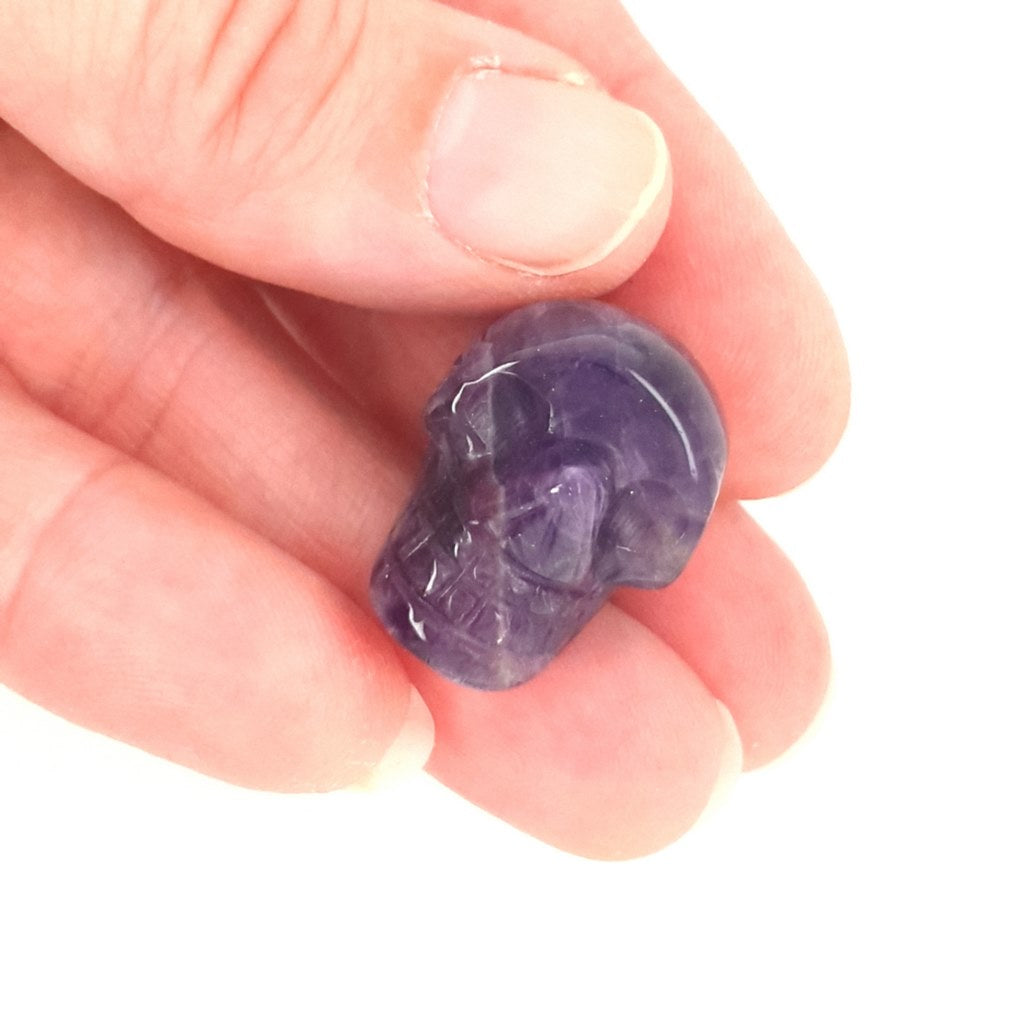 small amethyst skull