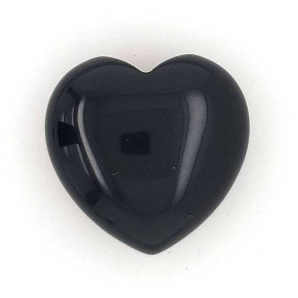 small black obsidian hearts