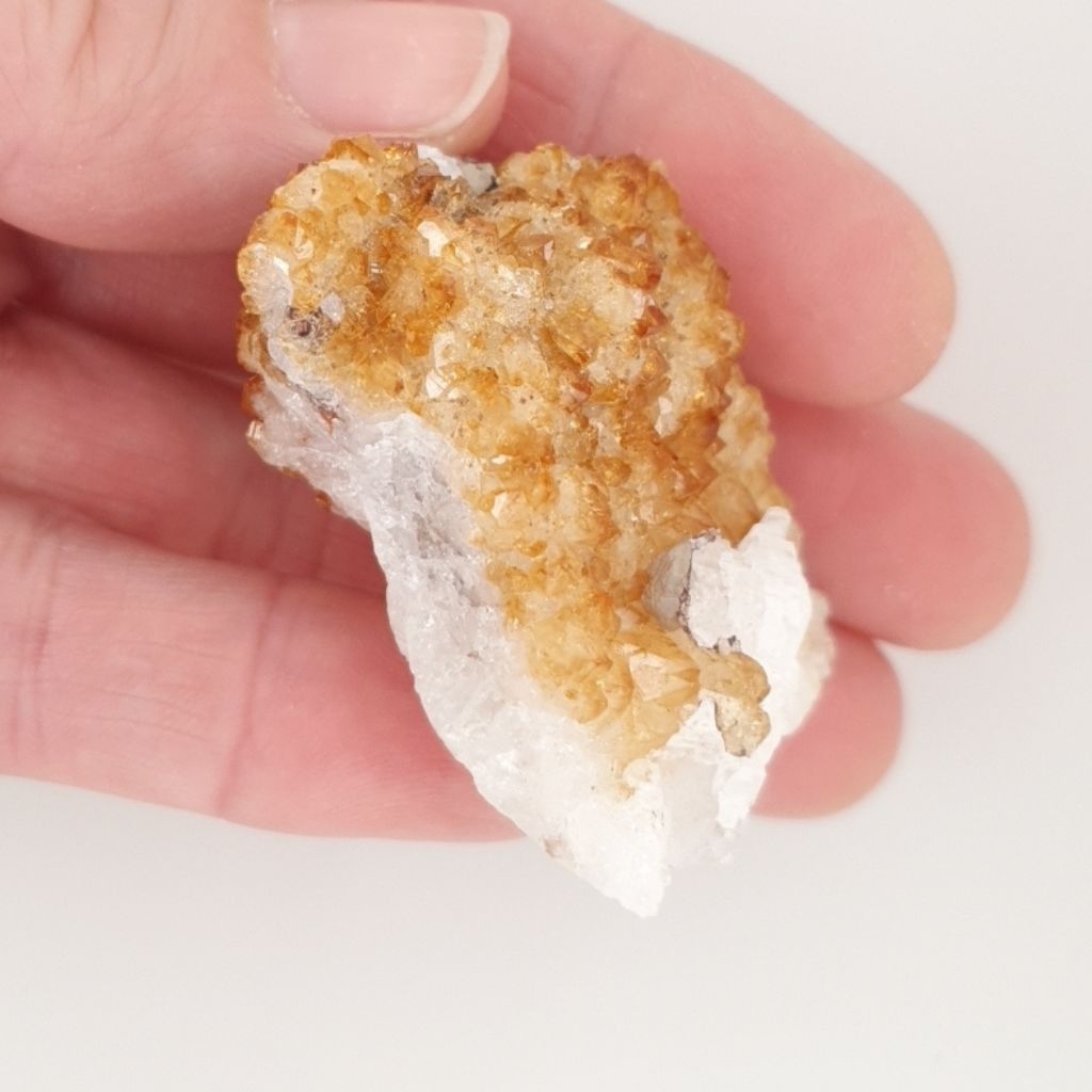 small citrine cluster