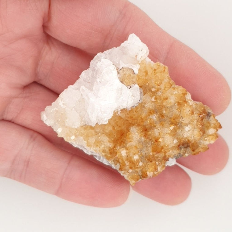 small citrine cluster