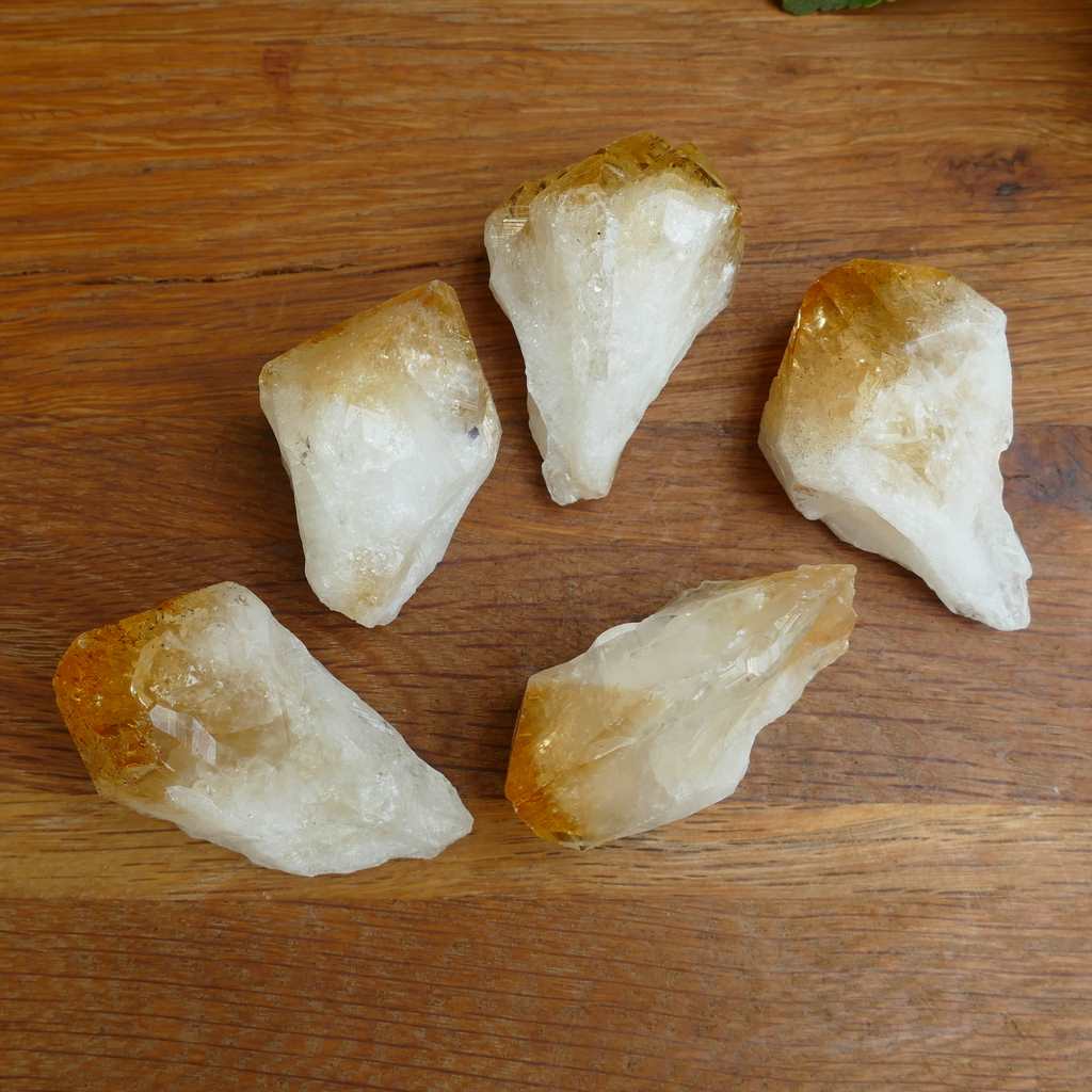 citrine natural points