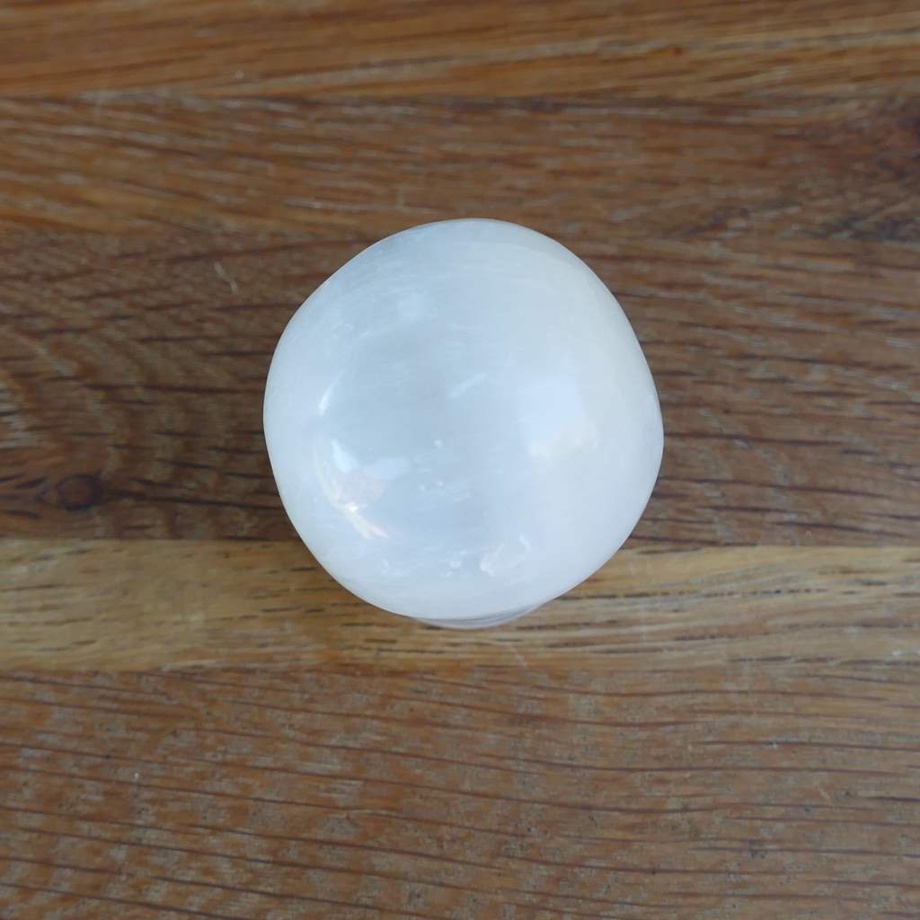 small selenite sphere