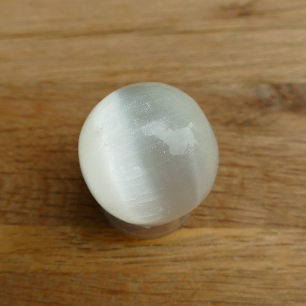 small selenite sphere