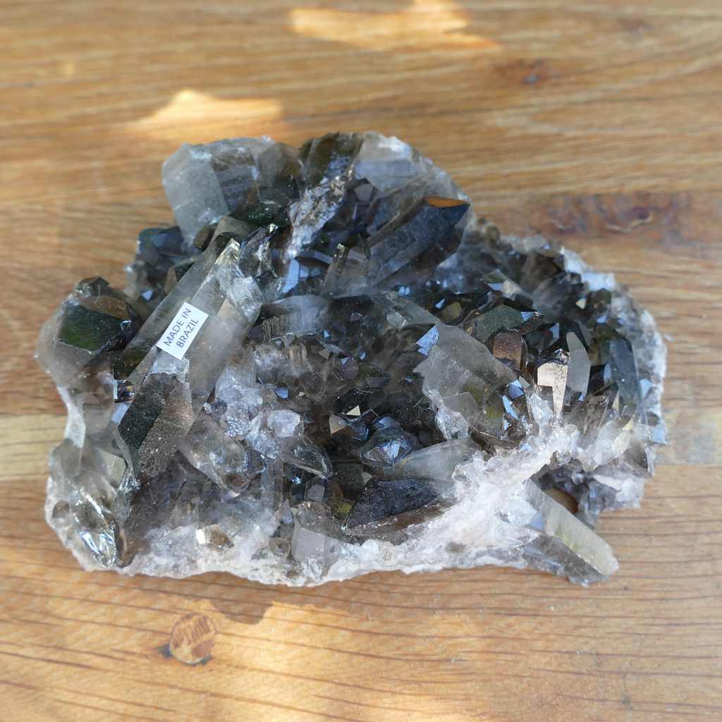 Smoky Quartz Cluster Natural Crystal Raw Mineral