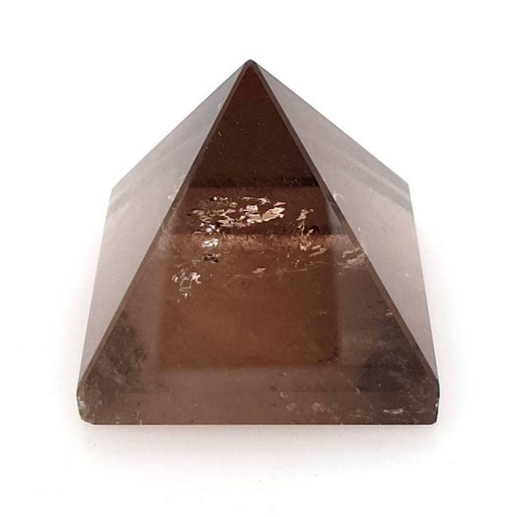 smoky quartz crystal pyramid