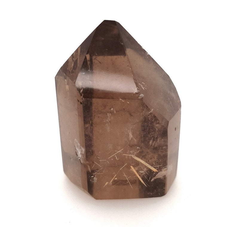 smoky quartz polished point