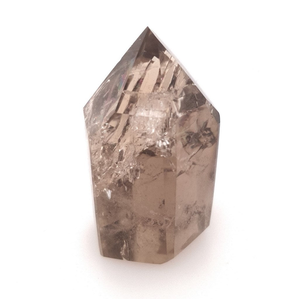 smoky quartz polished point