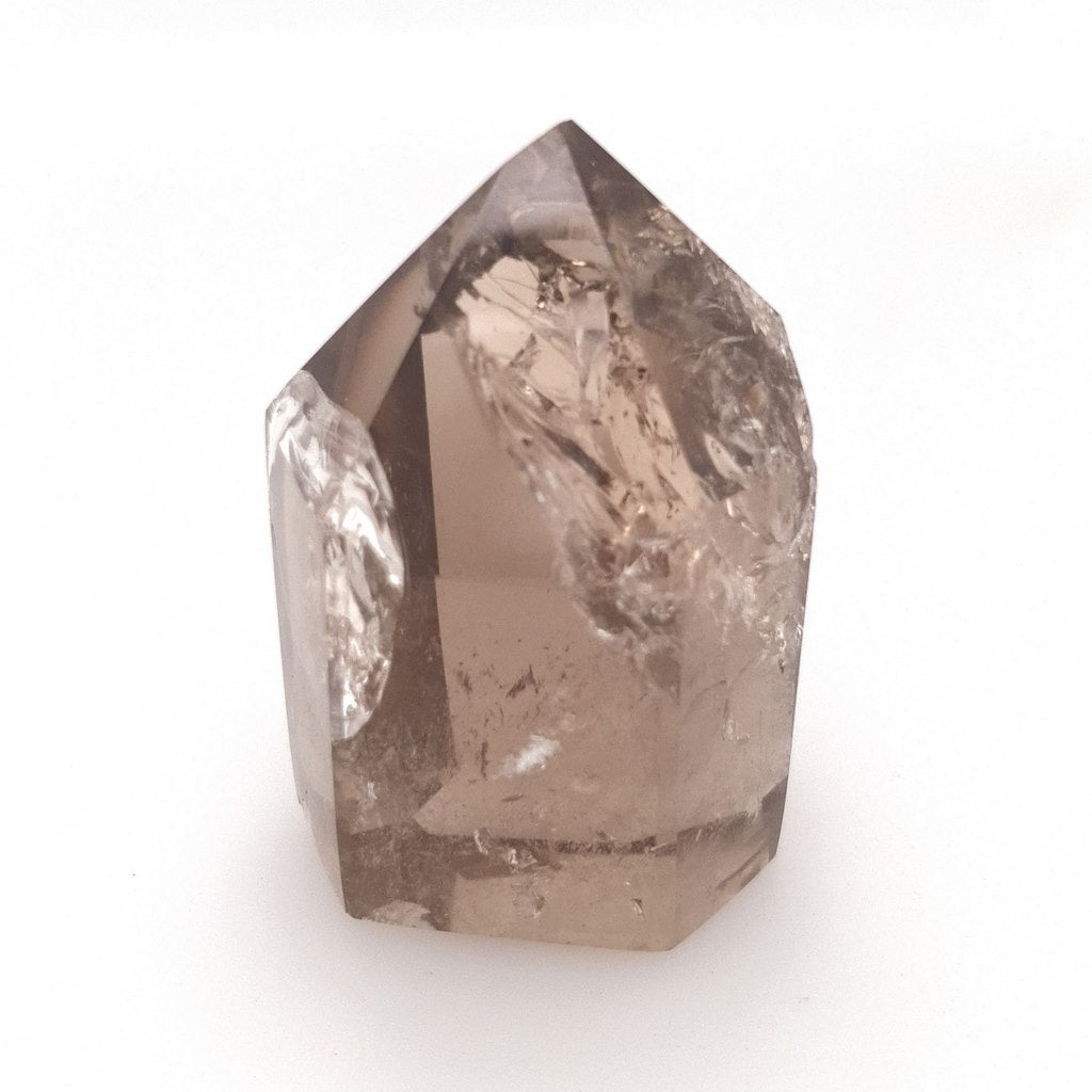 smoky quartz polished point