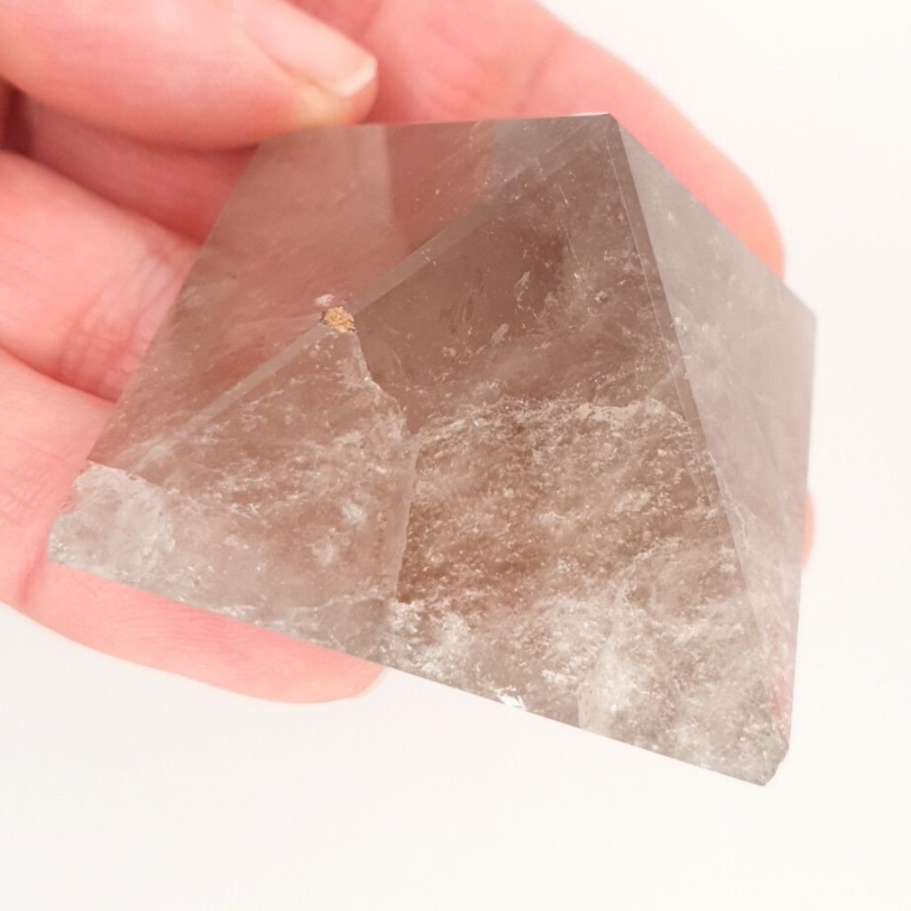 Smoky quartz pyramid