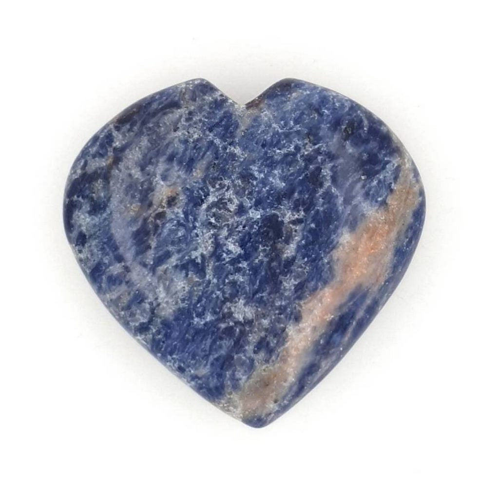 Sodalite Heart Polished Crystal Healing Gemstone