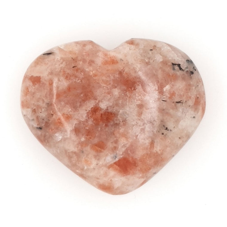 sunstone crystal heart