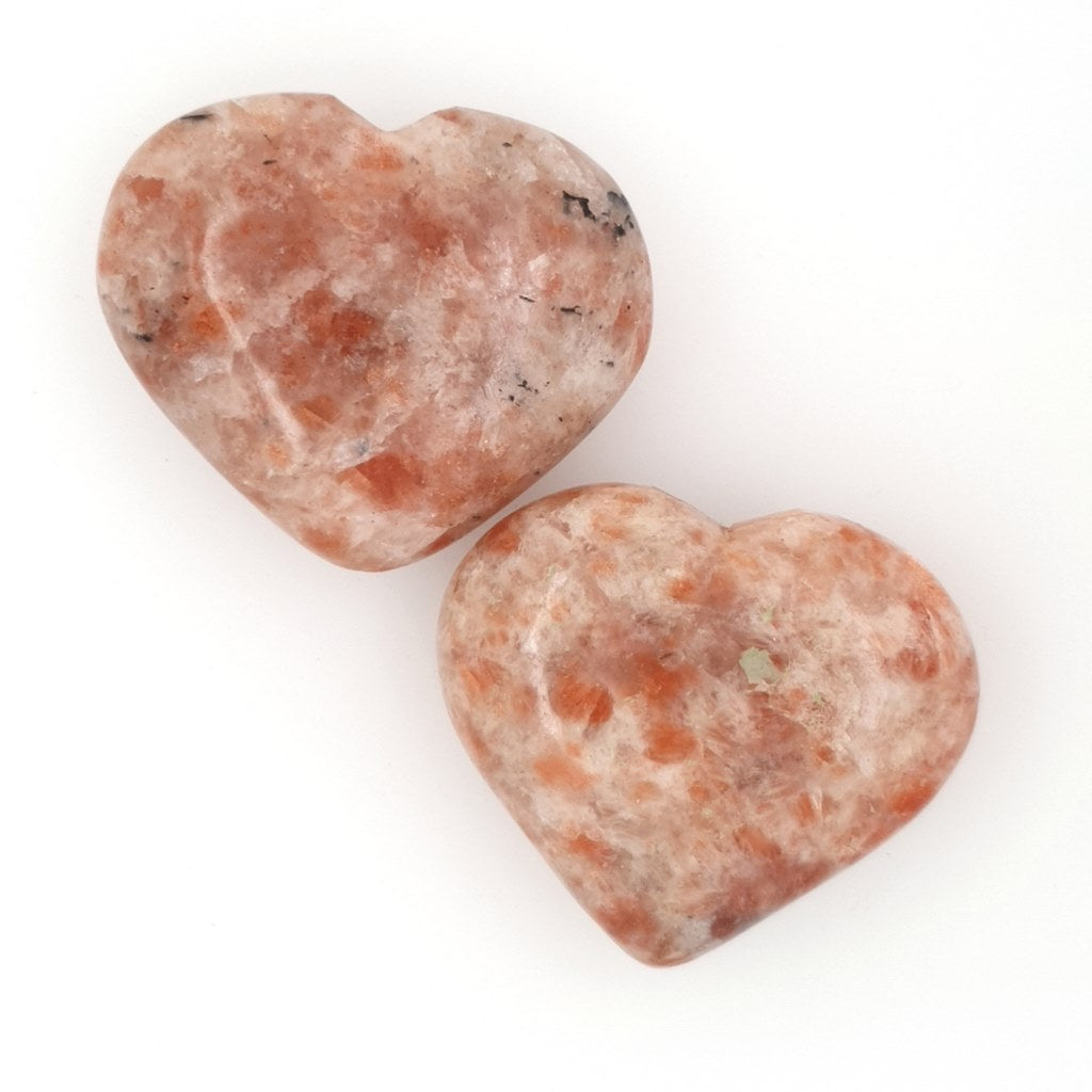 sunstone crystal heart