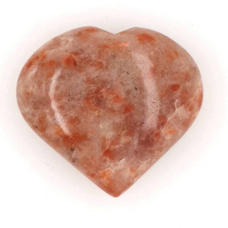 sunstone crystal heart