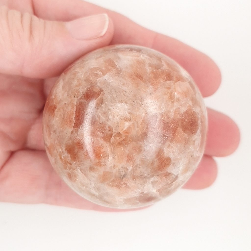 sunstone crystal sphere